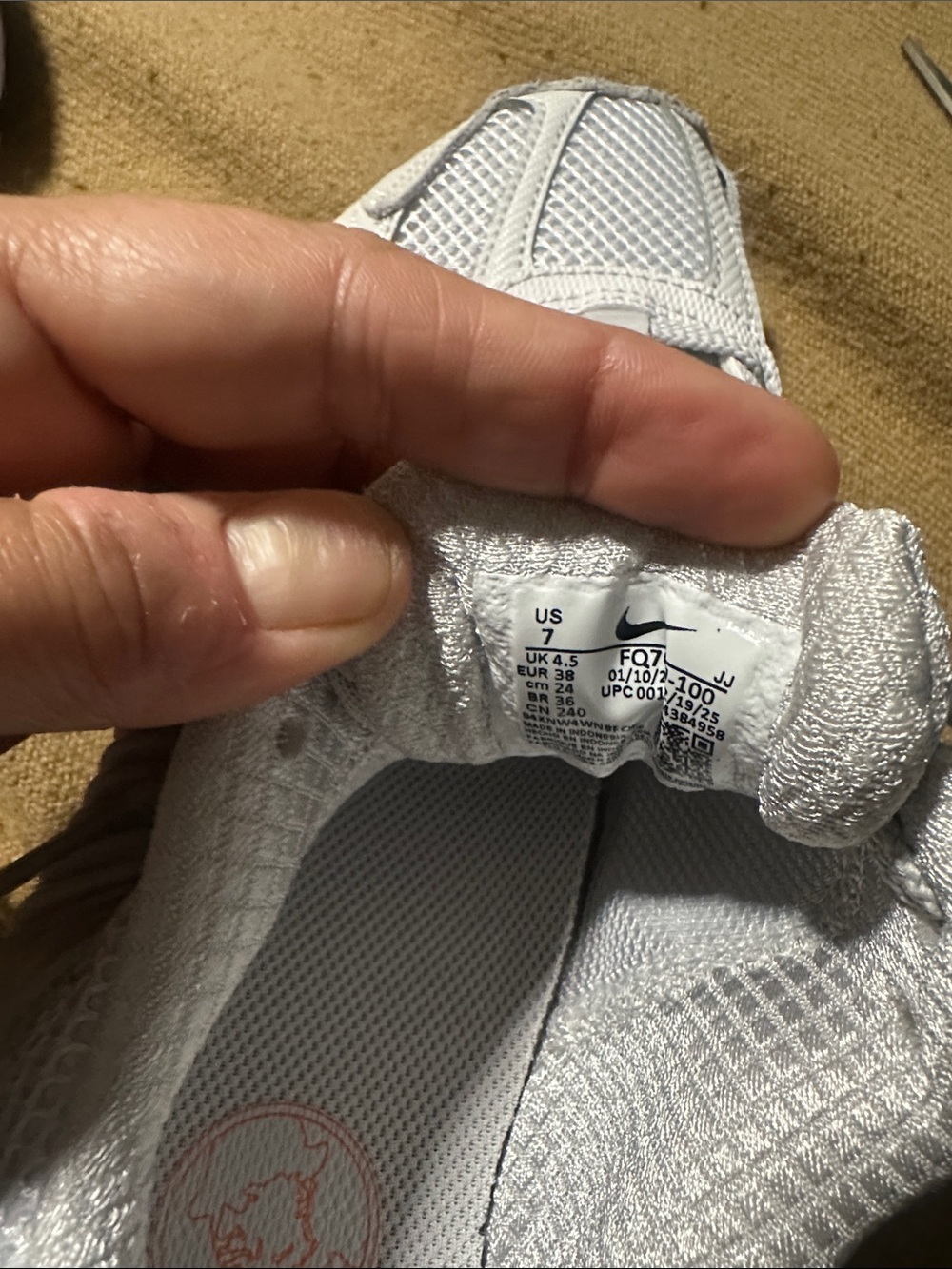 Nike Grey Vomero 5 Athletic Sneakers - Picture 5 of 7